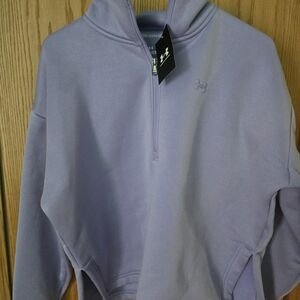 Under Armour Lavender Quarter-Zip Sweatshirt
